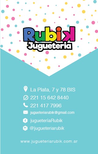 Tarjeta de presentación de Rubik — Detalle